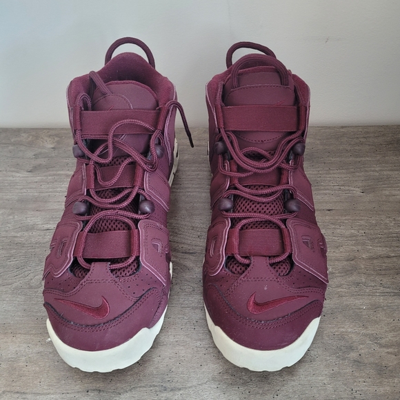 Nike Air More Uptempo 96 'Night Maroon/Bordeaux' - Picture 3 of 8